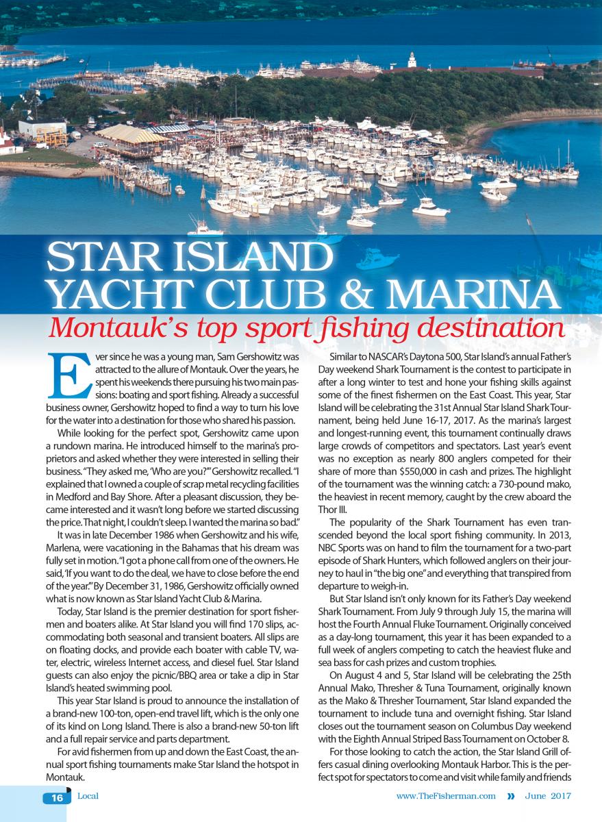 Star Island Yacht Club Marina Finest Sportfishing In